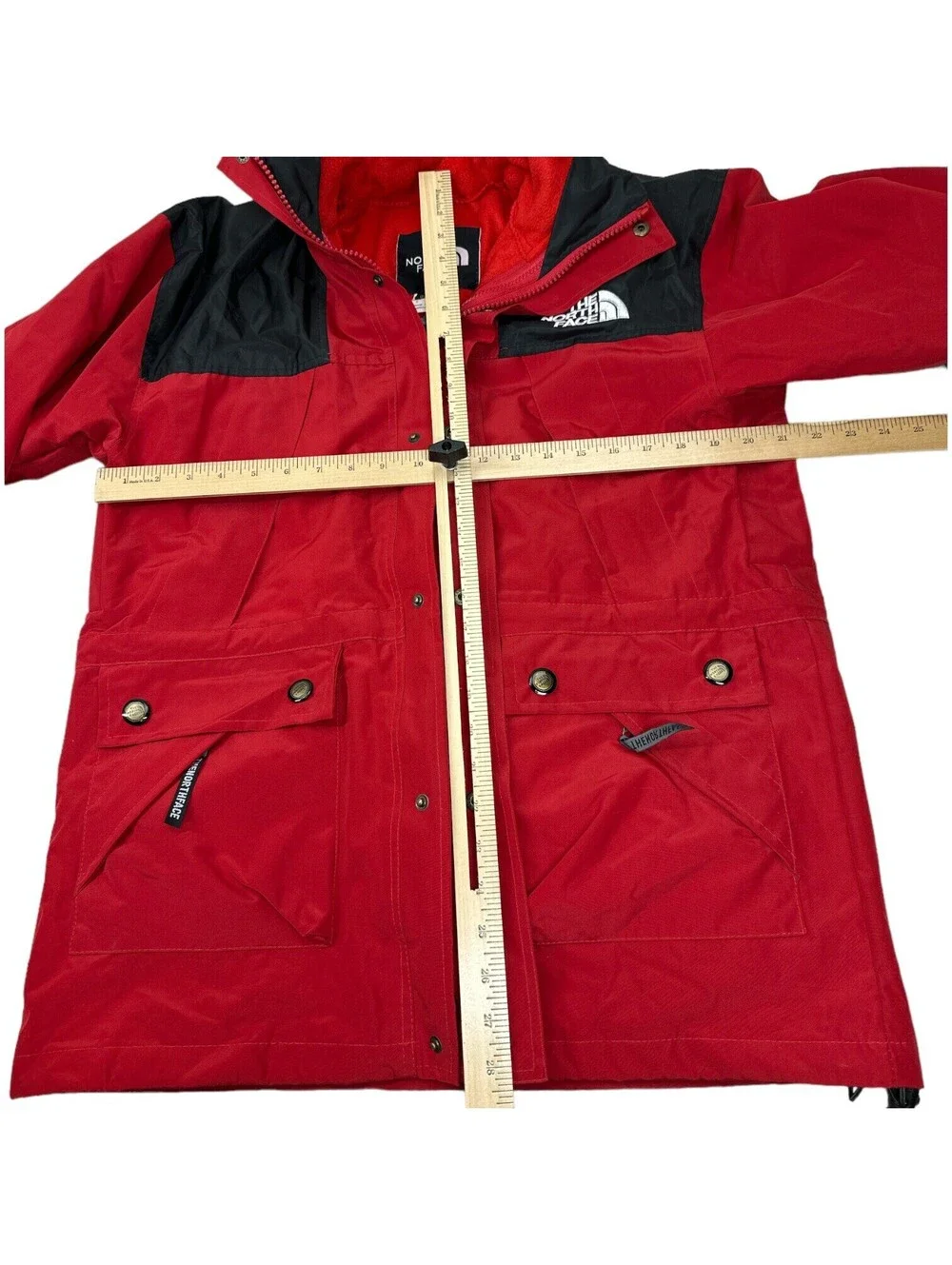 Vtg The North Face 1990  GTX GORETEX 2 In 1 Comes/W WindstopperFleece (S)